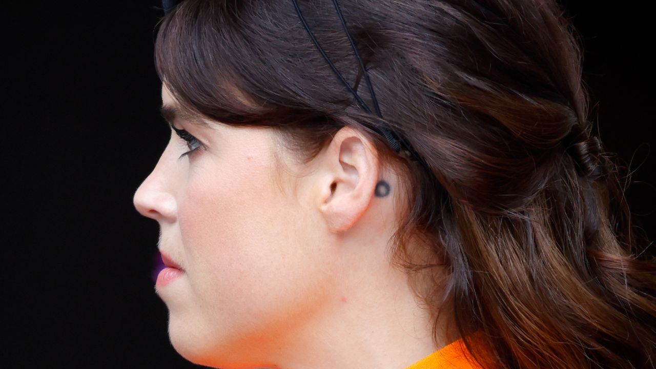 Princess Eugenie attends a National Service of Thanksgiving to celebrate the Platinum Jubilee of Queen Elizabeth II at St Paul&#039;s Cathedral on June 3, 2022 