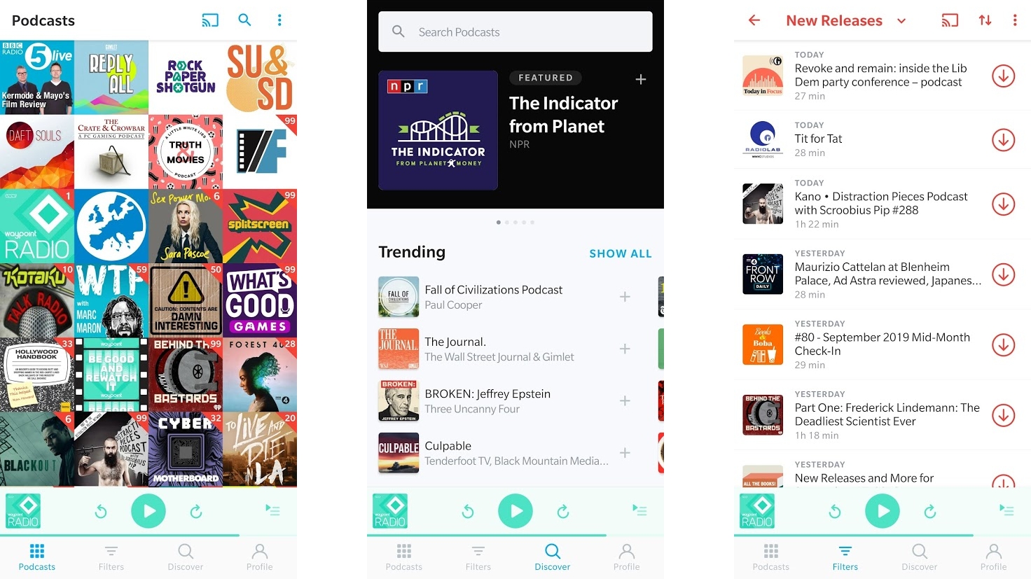 popular did it app pocket casts