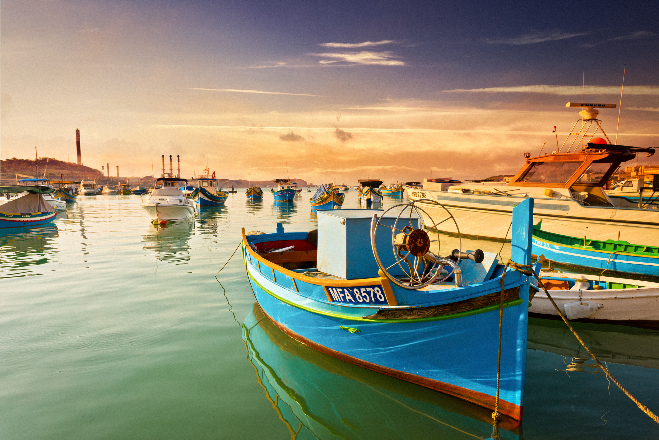 Malta fishing boat