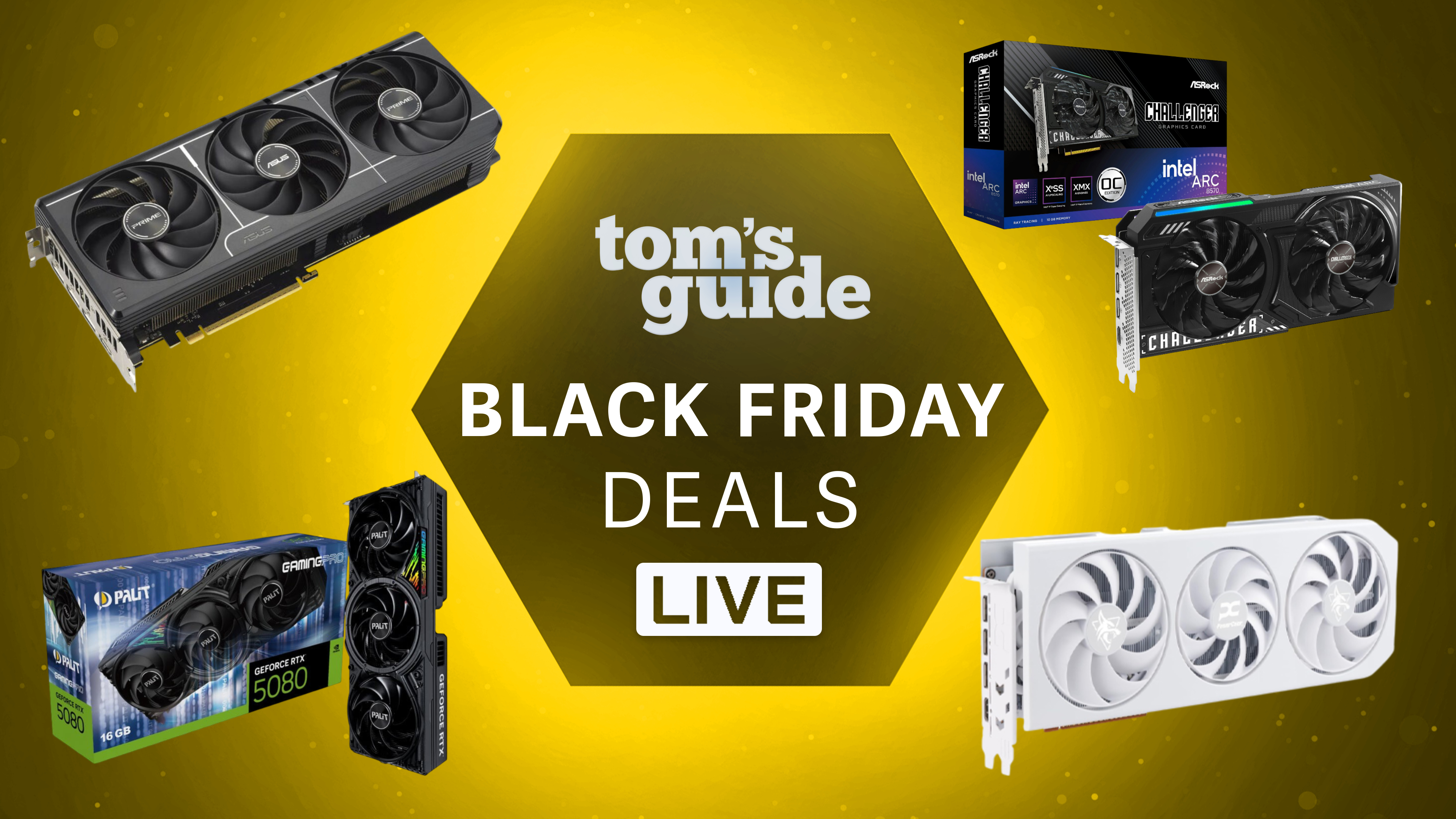 Black Friday GPU deals collage