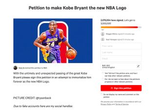 Change.org petition