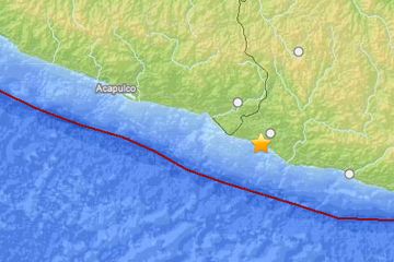 earthquake map