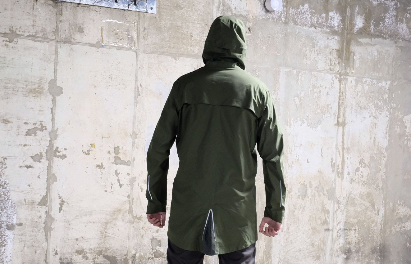 Altura Grid Parka rear view