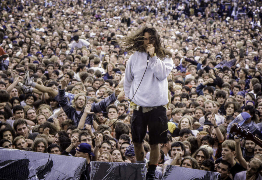 Eddie Vedder onstage