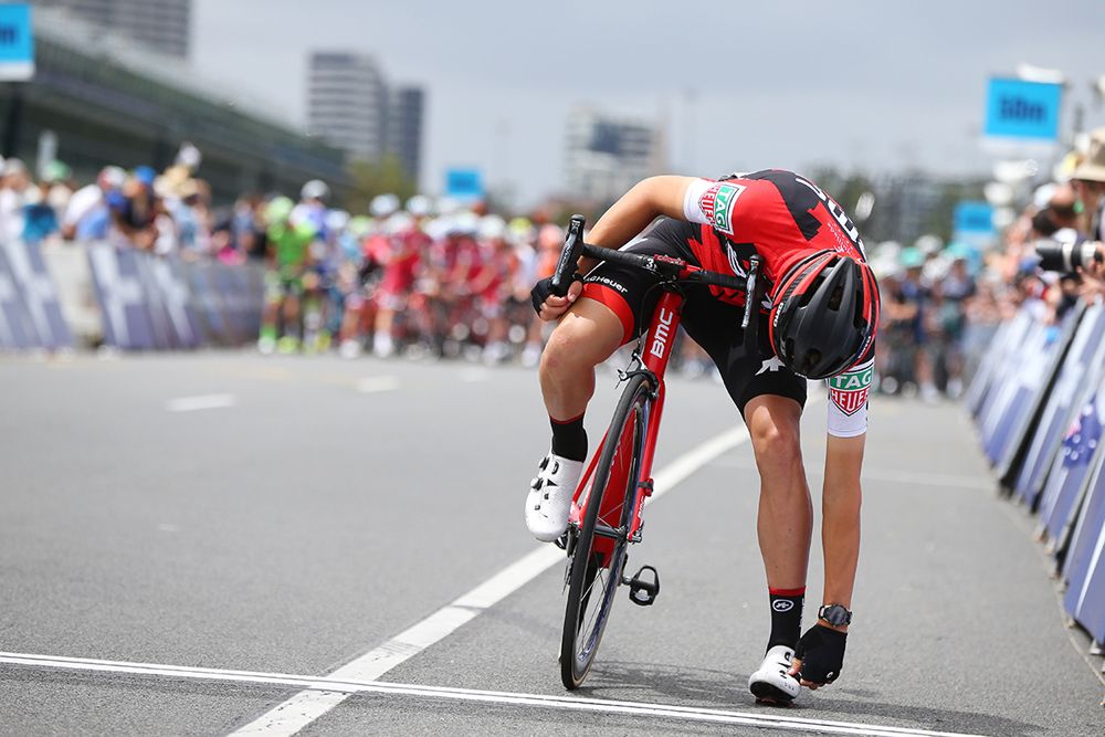It was a criterium so Miles Scotson was in normal BMC colours