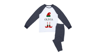 MANA Personalised Kid's Christmas Elf Pyjamas