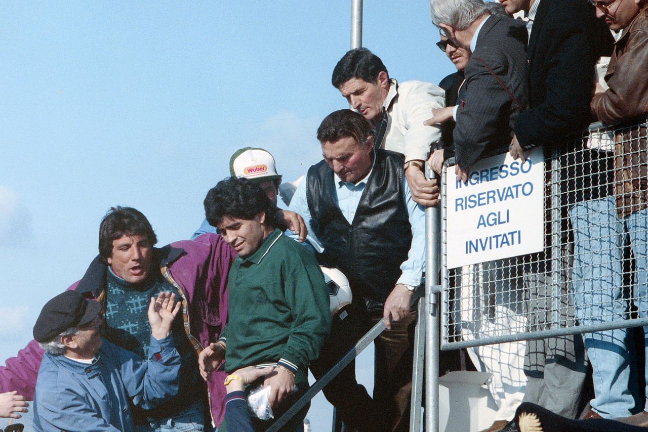 Diego Maradona at Tirreno-Adriatico 1990