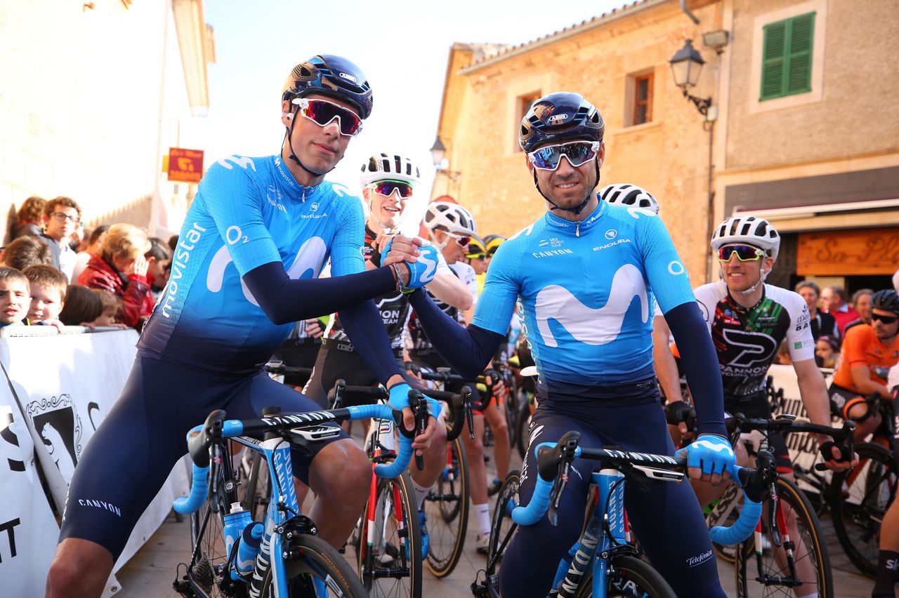 Alejandro Valverde with Jorge Arcas