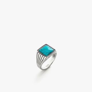 Sterling Silver Easy Rider Ring With Turquoise Stone