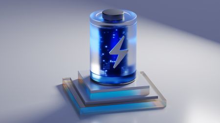 An illustration of a future battery technology