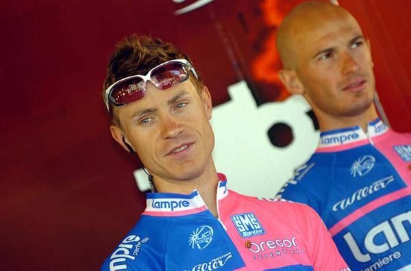 Damiano Cunego (Lampre-Fondital) at the presentation