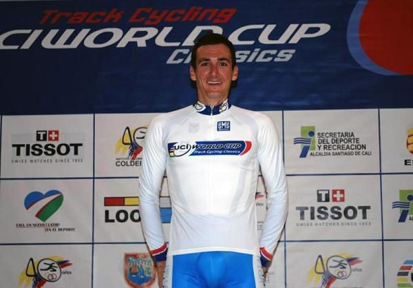 Ioannis Tamouridis (Greece) leads the World Cup standings in the points race.