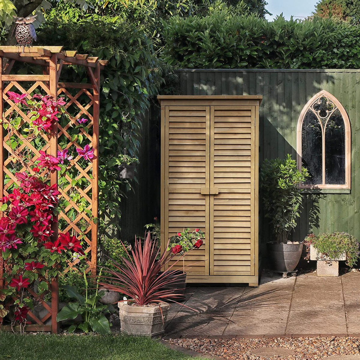 Sol 27 Outdoor 87 Ft. W X 46 Ft. D Manufactured Wood Pent Tool Shed &amp;amp; Reviews | Wayfair.co.uk