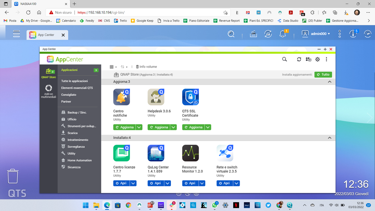 Qnap QTS 5.0