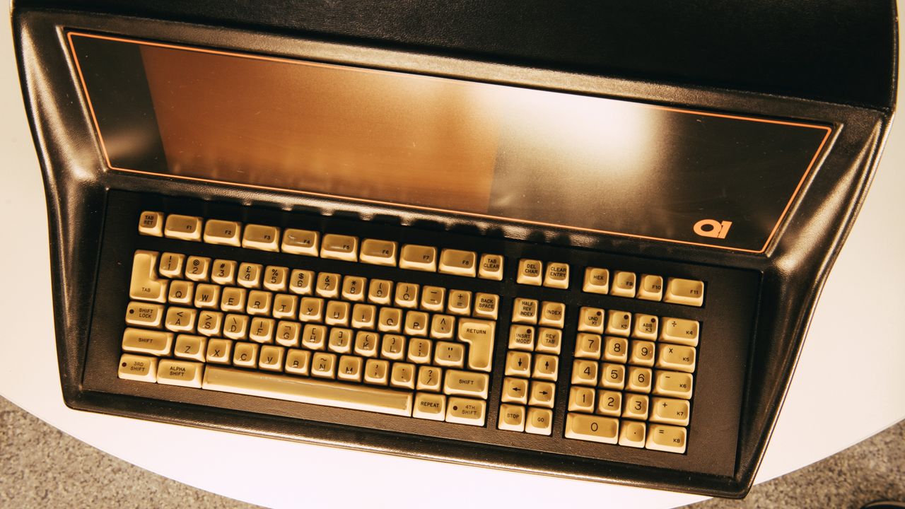 Alternative angle of the Q1 Microcomputer from the top