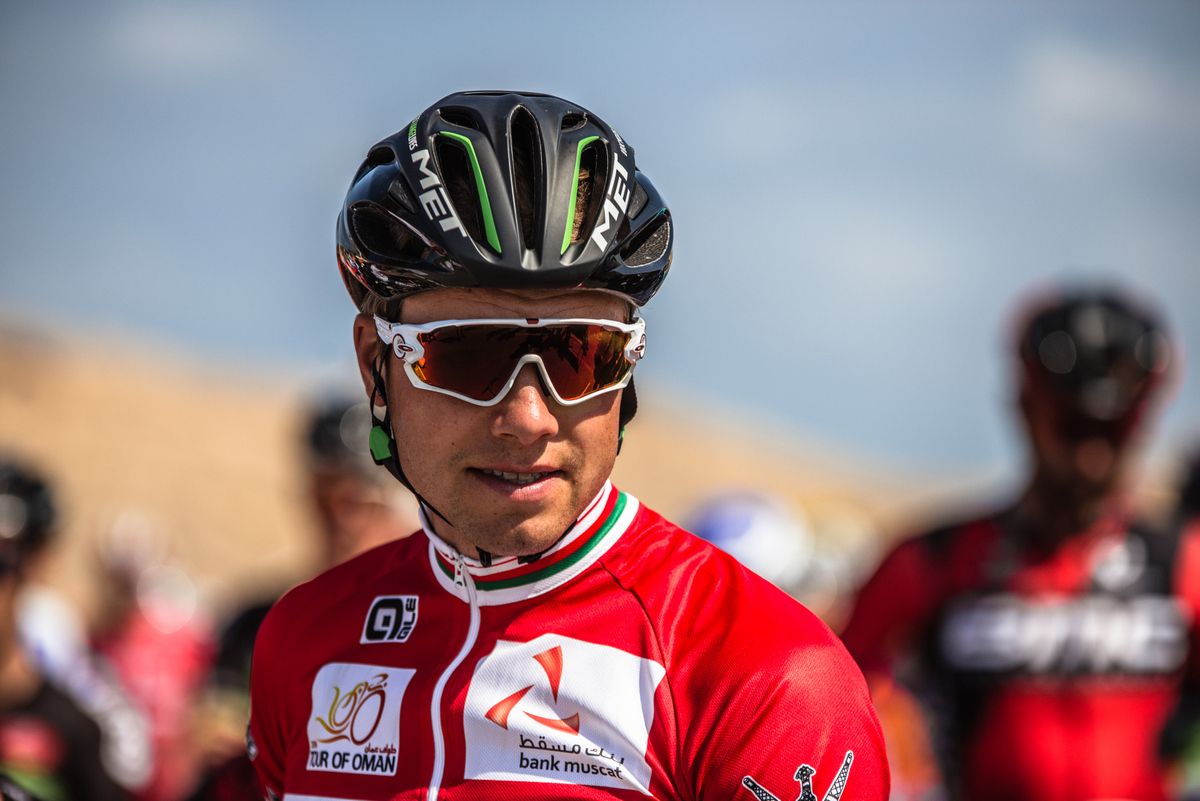 Race leader Edvald Boasson Hagen (Dimension Data)