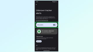 android unknown tracker alerts how to