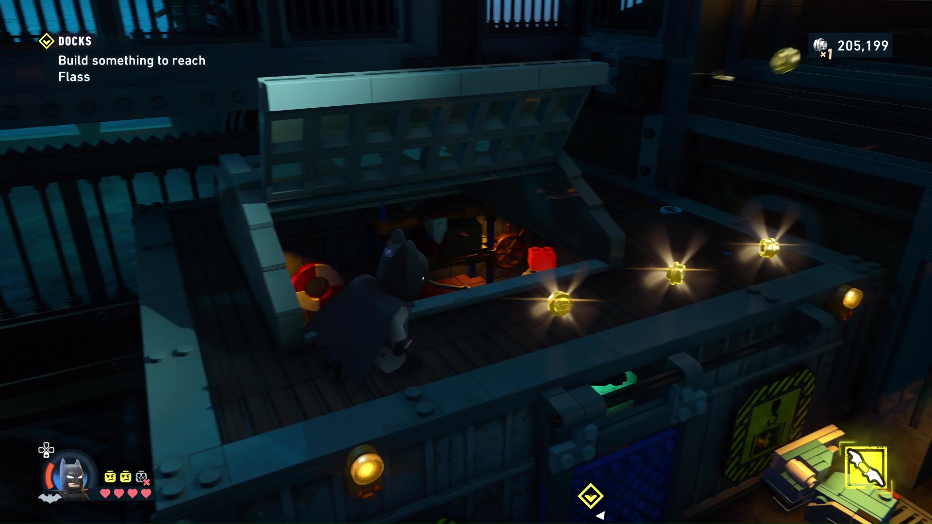 Docks' Red Brick in Lego Batman Legacy of the Dark Knight