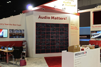 Winners Announced for Media Vision’s InfoComm15 &#039;Audio Matters&#039; Expression Wall