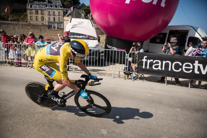 Froome rides to second place in the Mont-Saint-Michel time trial on stage 11