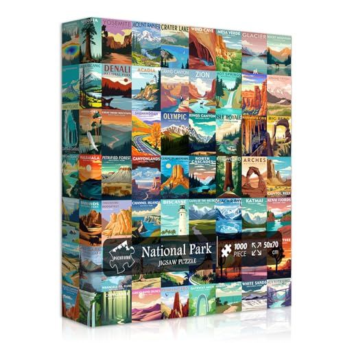 1000 Piece US National Parks Jigsaw Puzzle