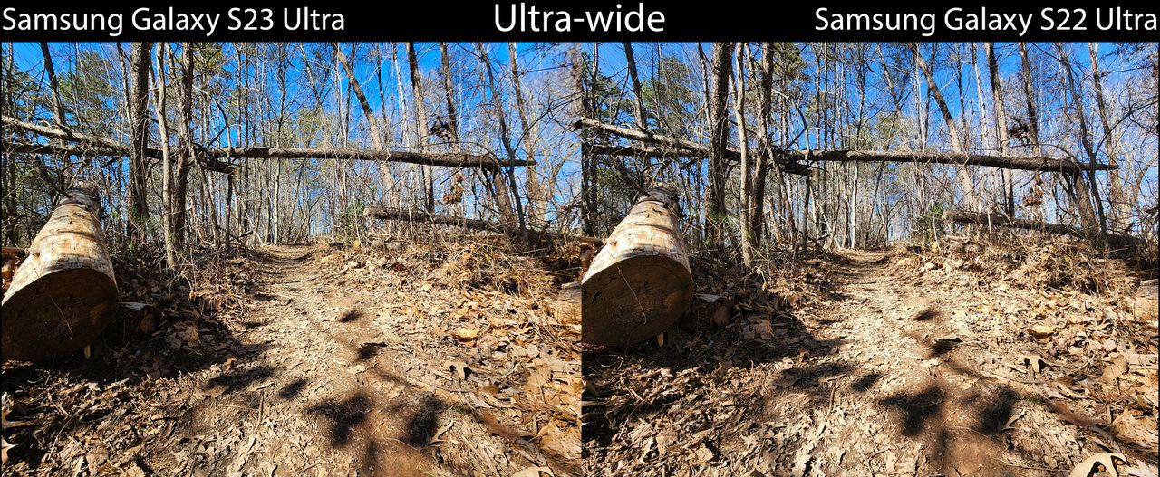 Comparing the ultrawide cameras between the Galaxy S23 Ultra and other Android phones