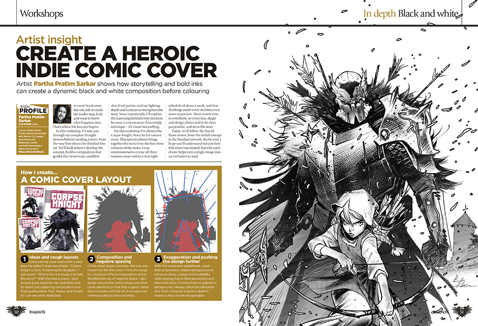 Pages from issue 270 of ImagineFX magazine.