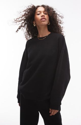 Premium Seam Cotton Blend Sweatshirt