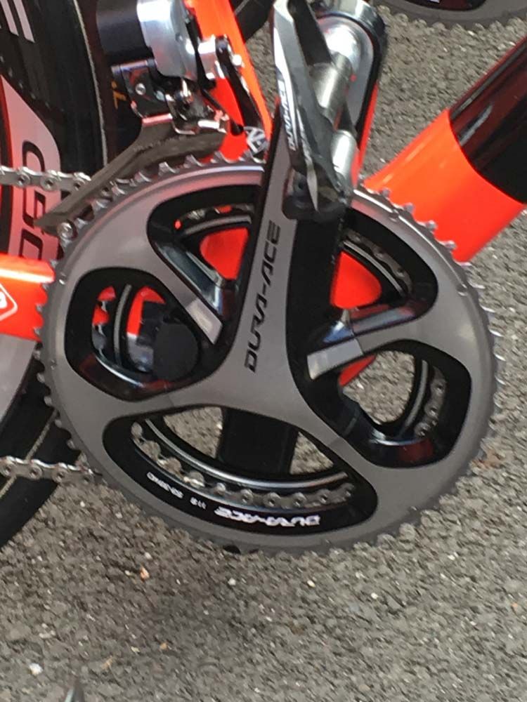 The 'brain' unit of the new Shimano power metre