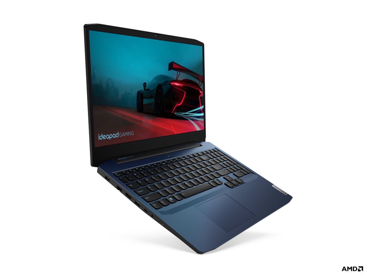 Lenovo Ideapad Gaming 3 15inch Amd Front Angled Chameleon Blue