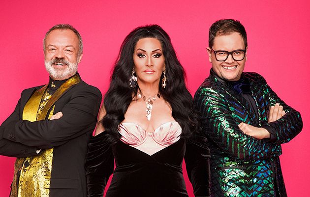 RuPaul&#039;s Drag Race UK judges... Graham Norton, Michelle Visage, Alan Carr