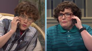 Kate McKinnon and Aidy Bryant in "Study Buddy" on Saturday Night Live