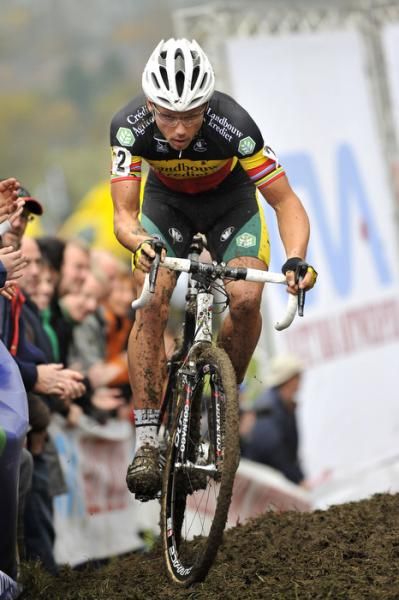 Belgian champion Sven Nys has plenty of experience in the mud.