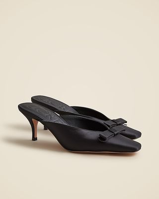 Leona Mule Heels in Satin