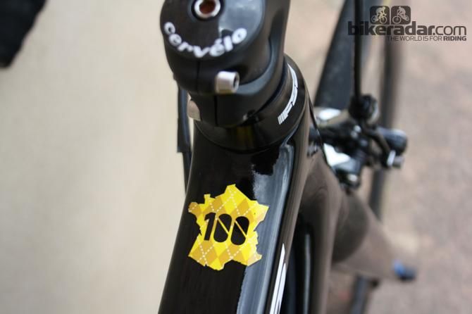 Garmin-Sharp had a number of models at their grand depart hotel, but many of them were special editions for the 100th Tour