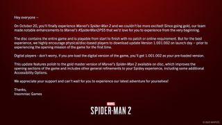 Spider-Man 2 can be played from the disc without an internet connection