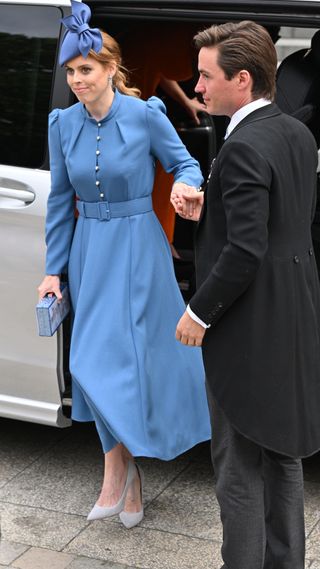 Princess Beatrice attend the National Service of Thanksgiving at St Paul’s Cathedral on June 03, 2022 in London, England. The Platinum Jubilee of Elizabeth II is being celebrated from June 2 to June 5, 2022, in the UK and Commonwealth to mark the 70th anniversary of the accession of Queen Elizabeth II on 6 February 1952.