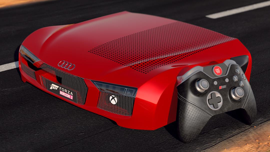 This custom Xbox One S somehow ruins both Xbox and cars at the same