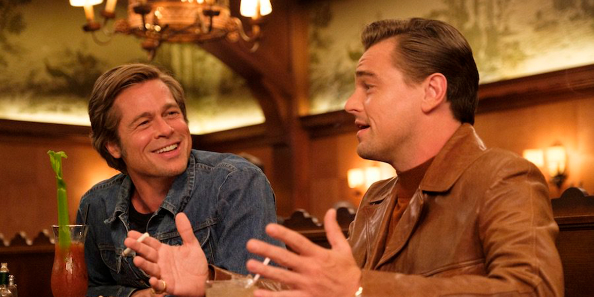 Brad Pitt and Leonardo DiCaprio in Once Upon a Time in Hollywood