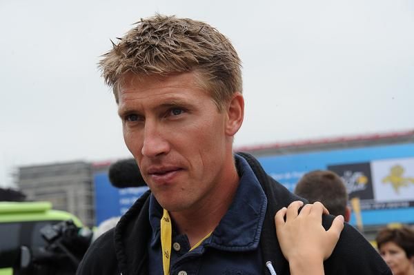 Axel Merckx was on hand for the start in Brussels.