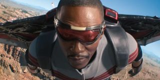 Anthony Mackie as Sam Wilson on The Falcon and the Winter Soldier