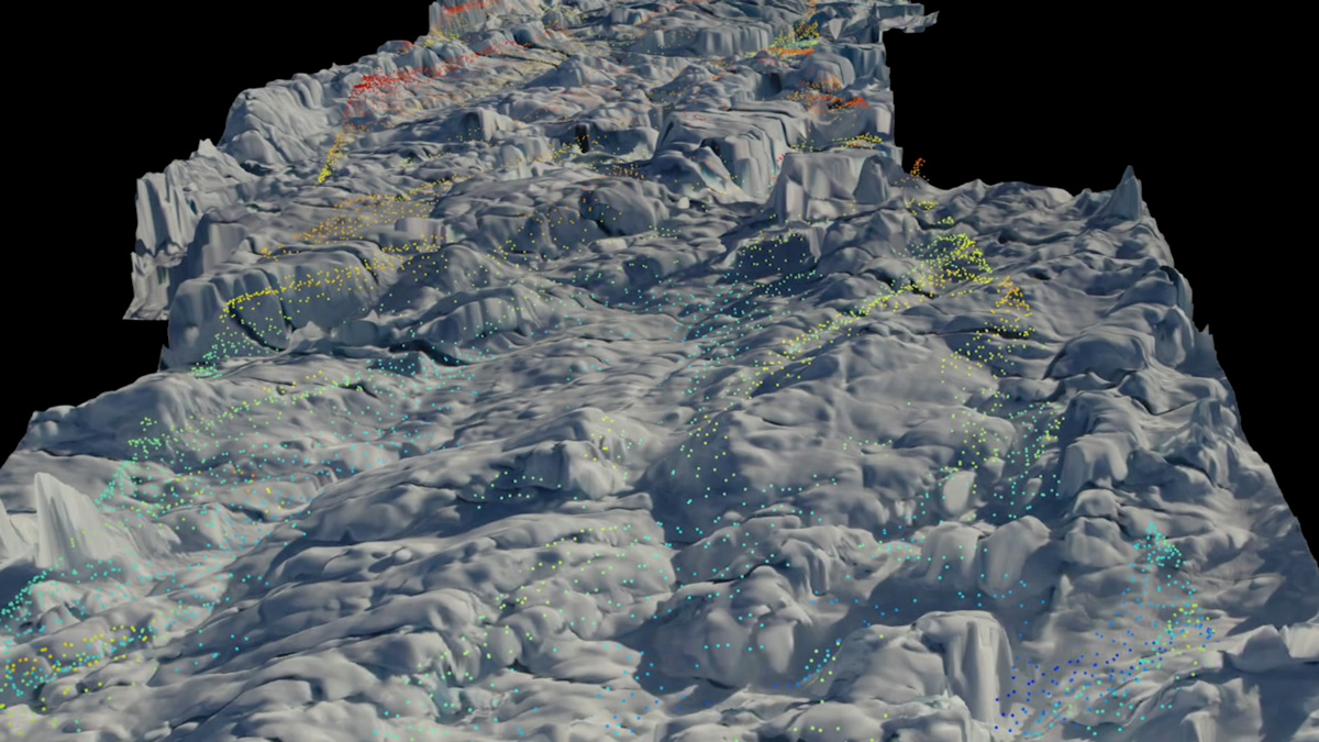 Greenland’s massive Helheim Glacier changes