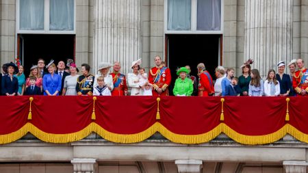 The Royal Family during the Trooping the Colour