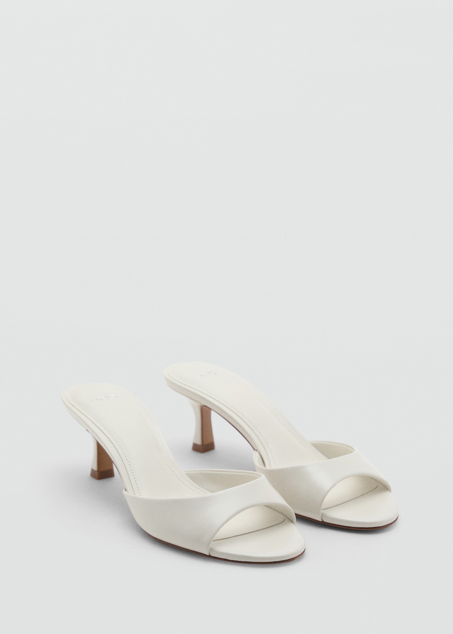 MANGO, Kitten-Heel Sandals With Strap - Women | Mango Usa