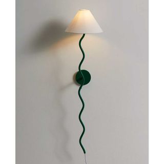 a wiggly wall sconce