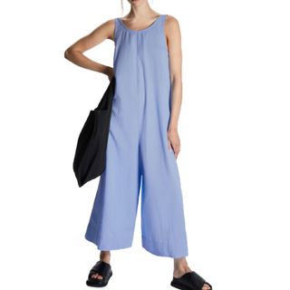 Cos Wide-Leg Linen and Cotton-blend Jumpsuit