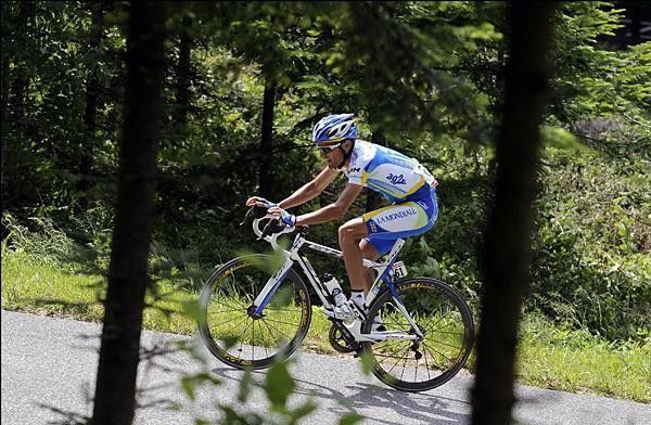 Cyril Dessel (AG2R La Mondiale) on his way to a stage win.