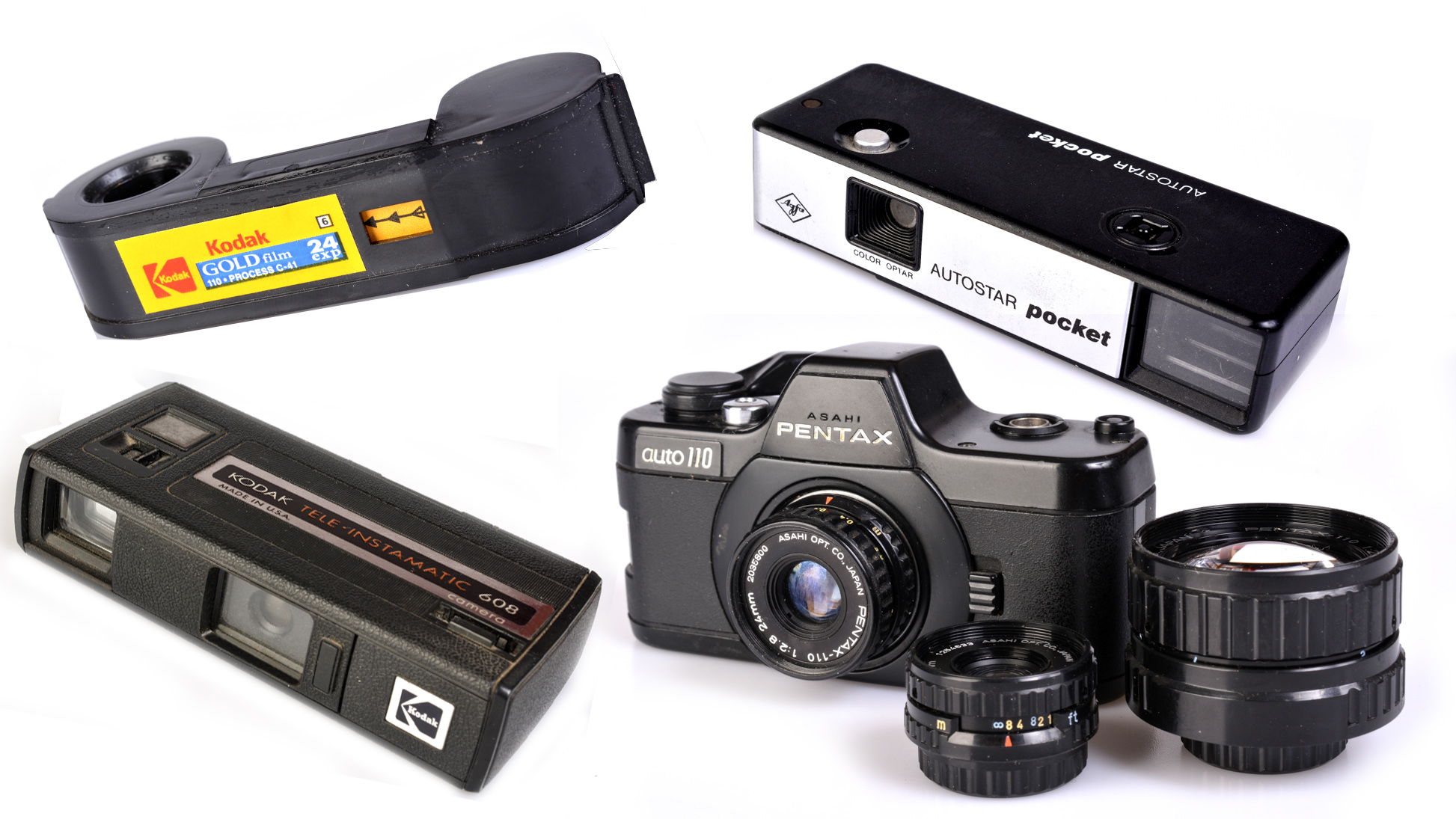 Toptron Microcam Mini Pocket Camera Optical Lens TC-505 Series f:11 Mini  Size