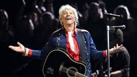 Bon Jovi smiling on stage