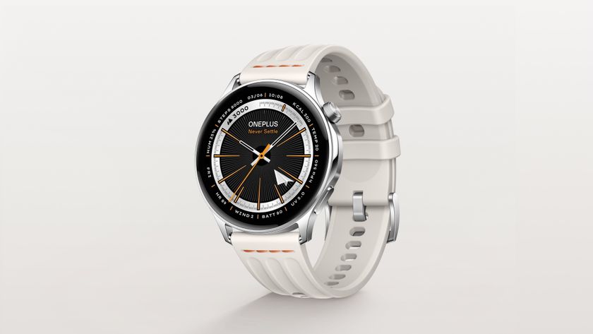 A render of the Silver Steel OnePlus Watch Lite.
